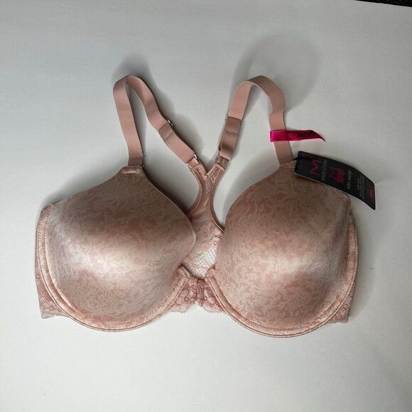 New Maidenform Pink T Back Lined extra coverage Bra 34DD - Picture 8 of 8